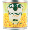 Кукурудза Верес цукрова 340г